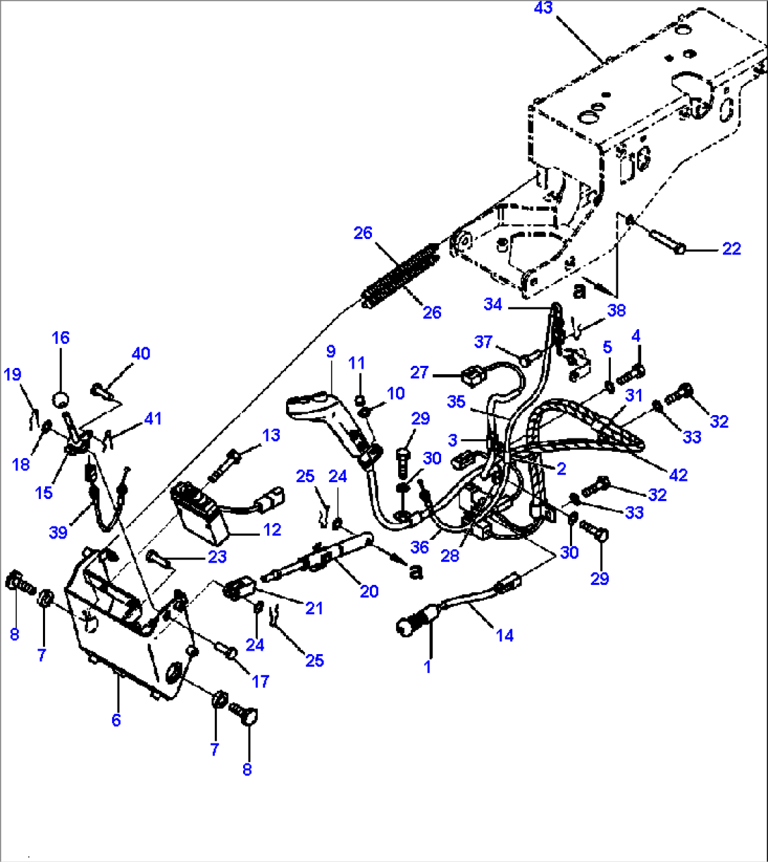 K0110-07A0 OPERATOR SEAT CONSOLE (JOYSTICK STEERING) (2/2)