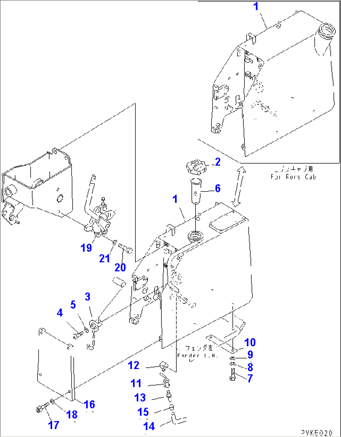 FUEL TANK (D20)(#62686-)