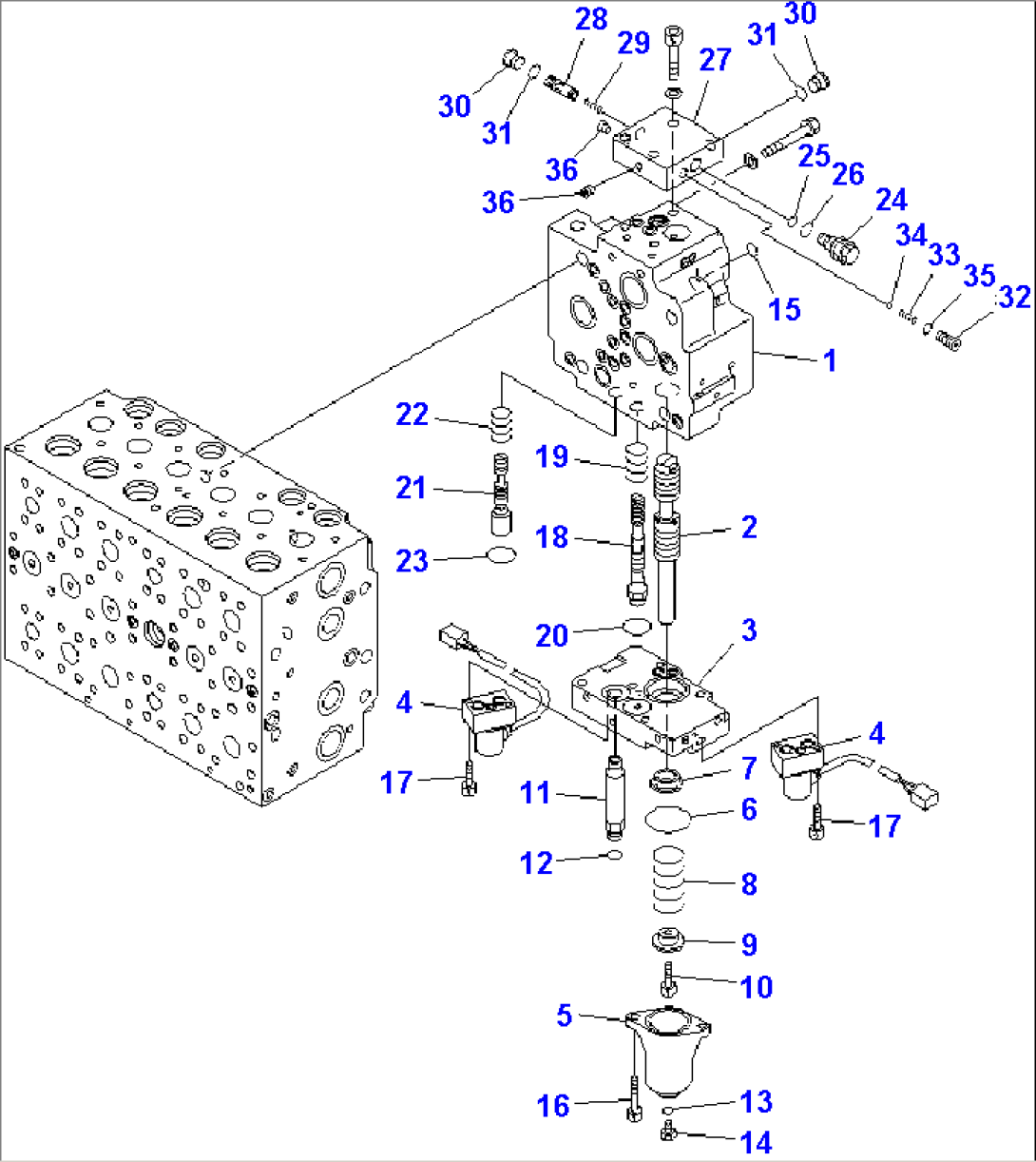 MAIN VALVE (7-SPOOL) (13/21)