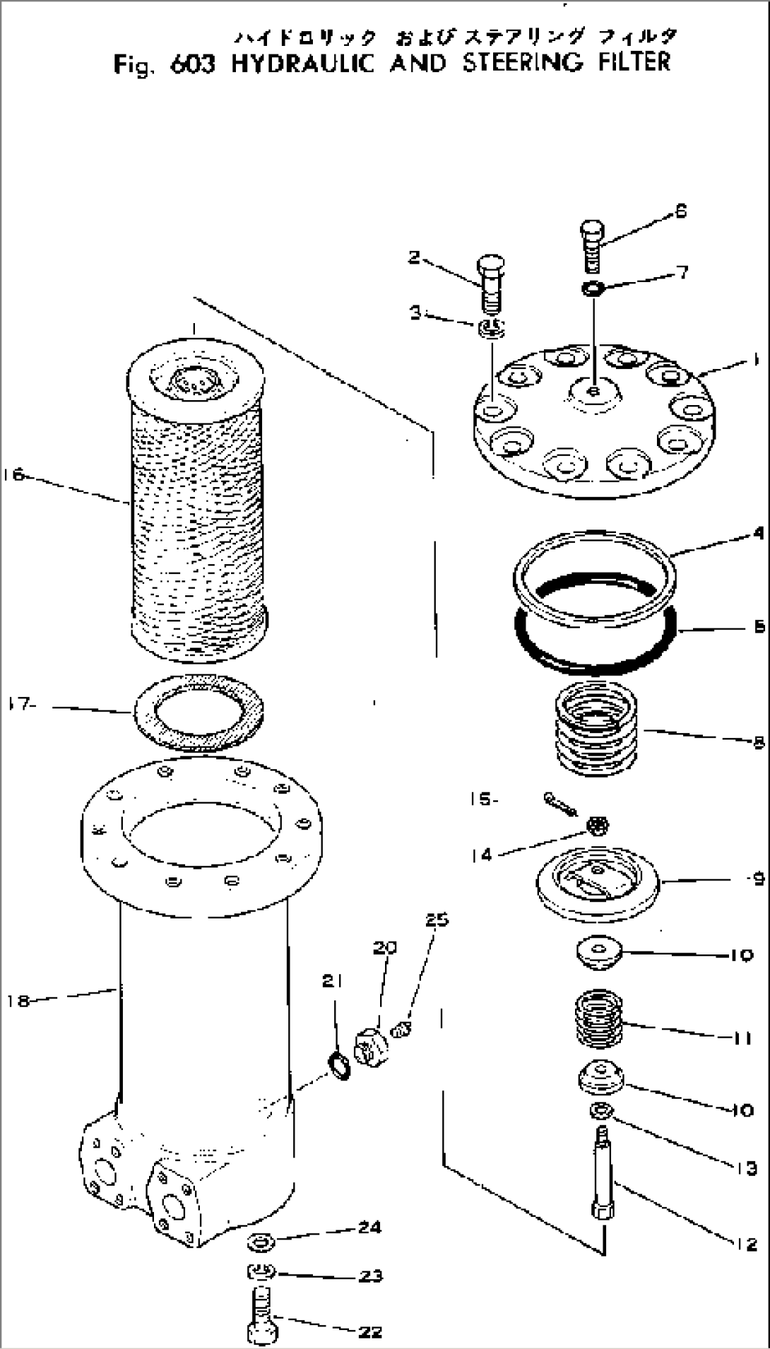 HYDRAULIC AND STEERING FILTER