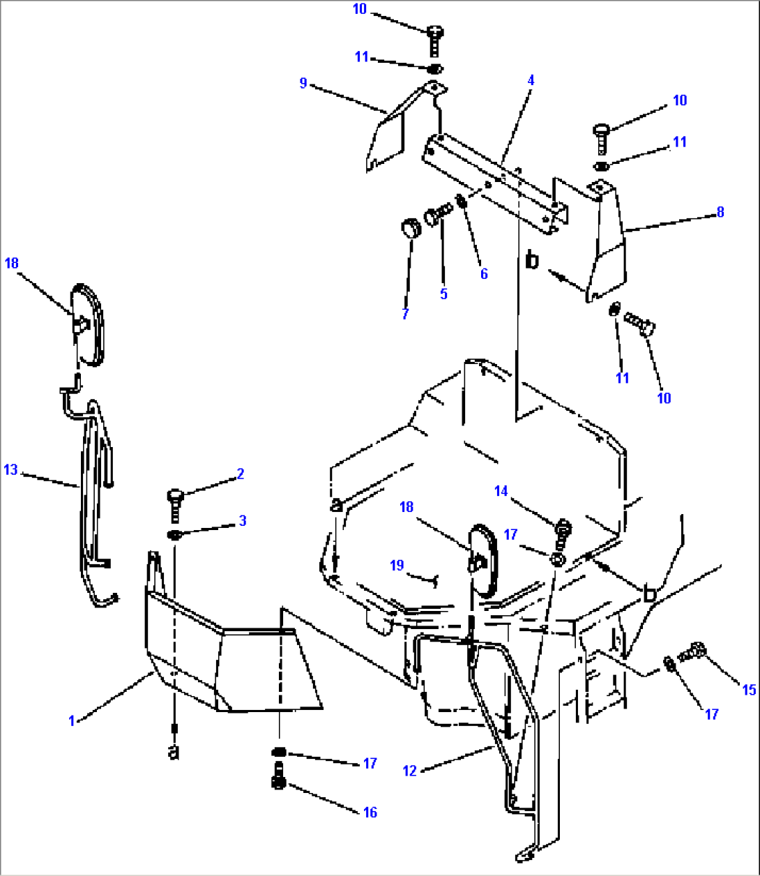 GUARD AND HANDRAIL (WITHOUT CAB)