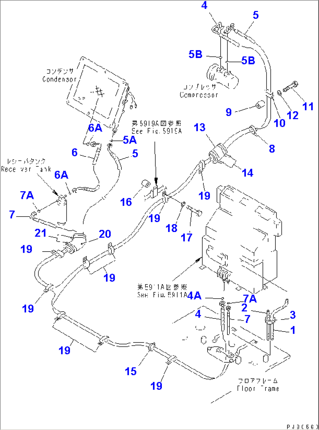 AIR CONDITIONER PIPING (COOLING)(#21251-)