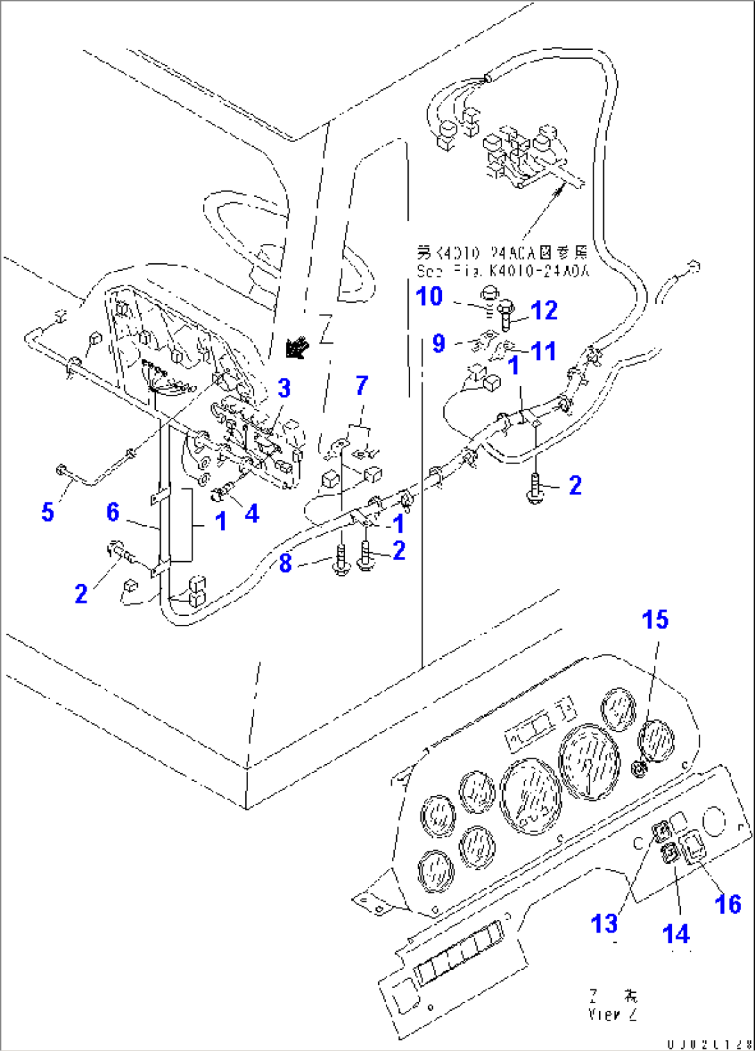 FLOOR SUB (INSTRUMENT PANEL) (RELAY)(#1601-)