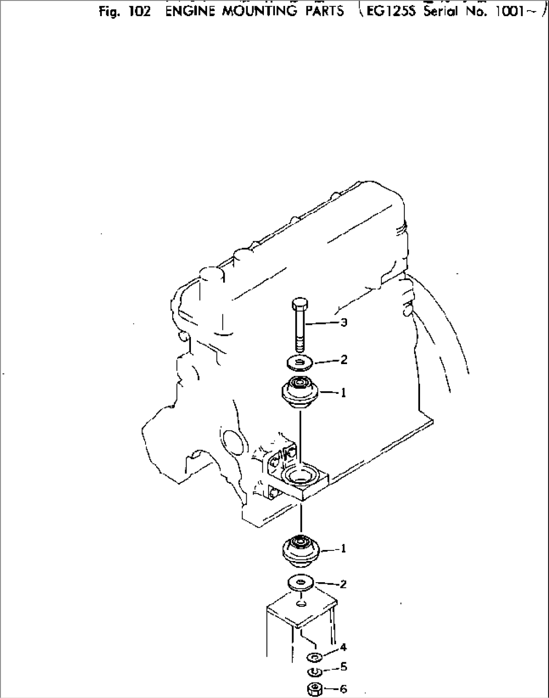 ENGINE MOUNTING PARTS