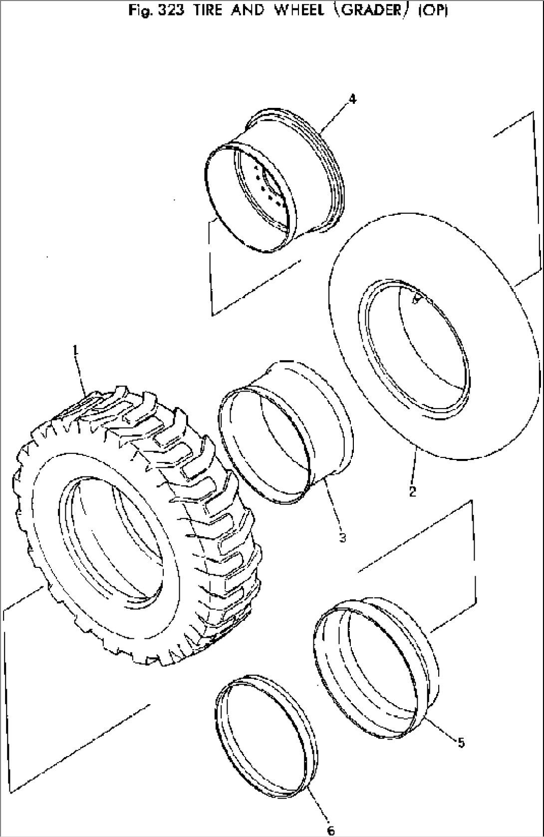 TIRE AND WHEEL (GRADER)