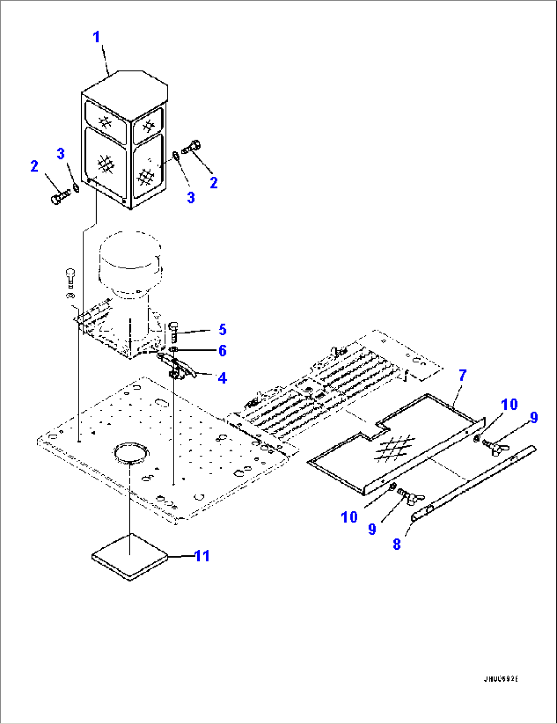 MACHINE CAB COVER (WITH PRE CLEANER) (NET)