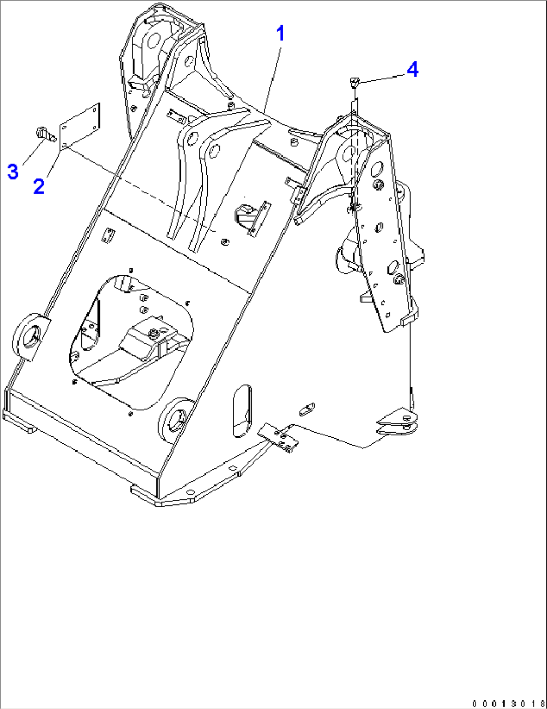 FRONT FRAME (FOR MULTI COUPLER)