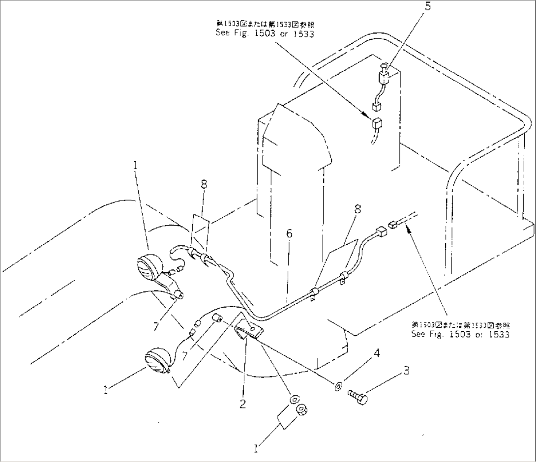 FRONT WORK LAMP