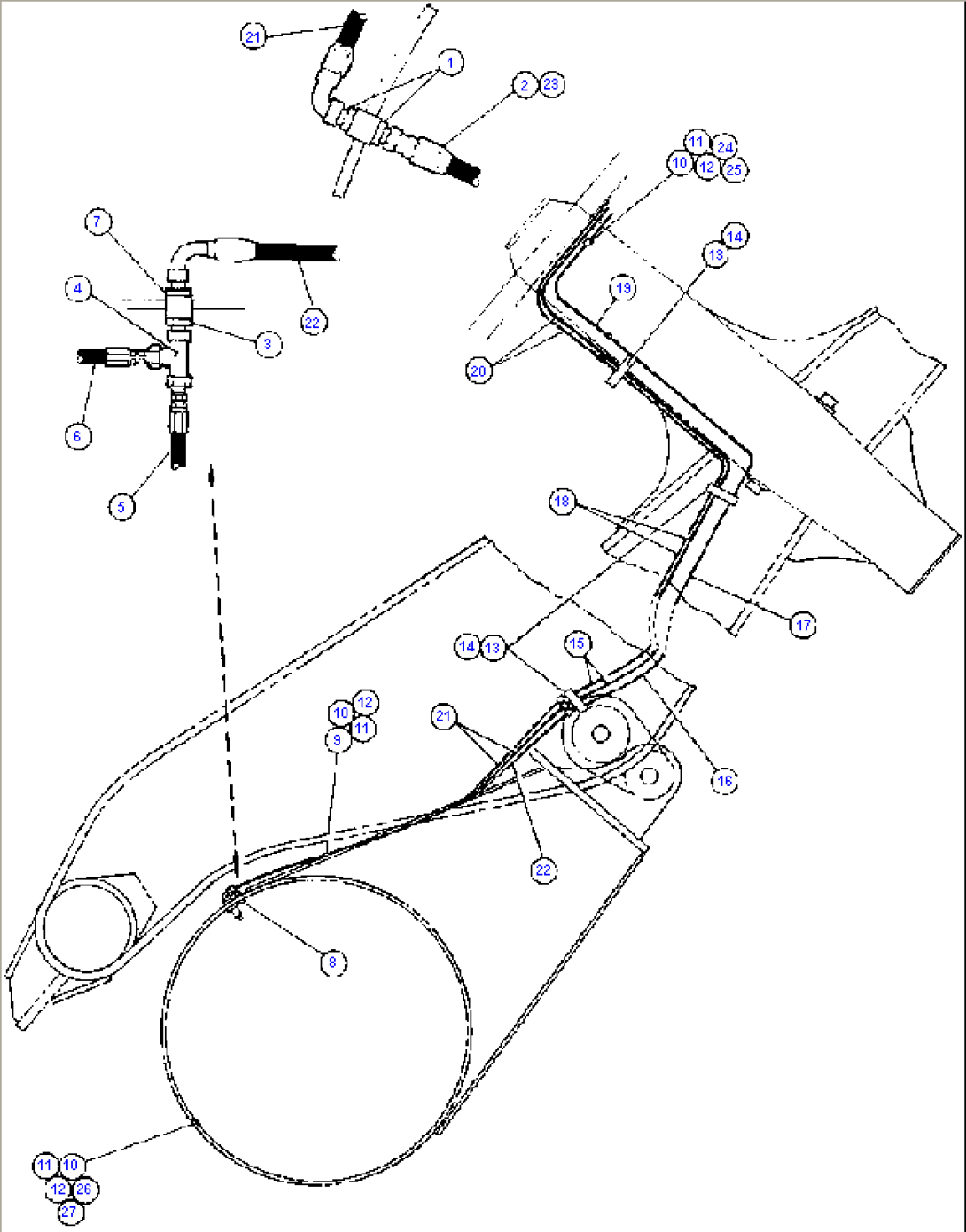 REAR BRAKE PIPING