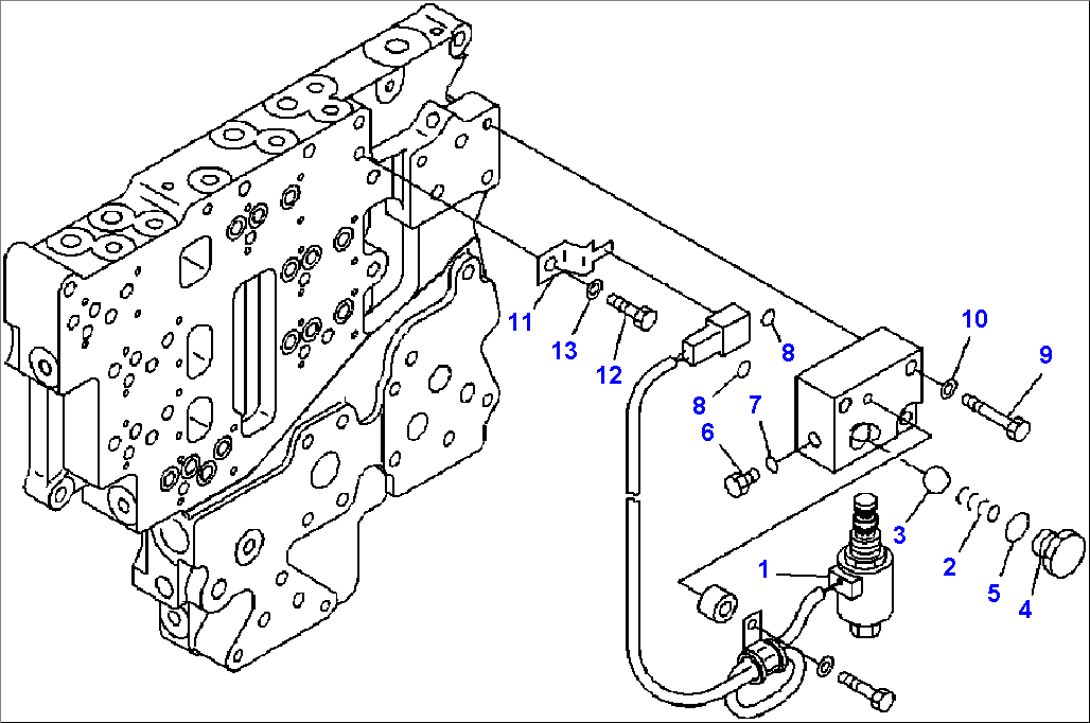 F4320-65A0 TRANSMISSION CONTROL VALVE PARKING BRAKE SOLENOID VALVE