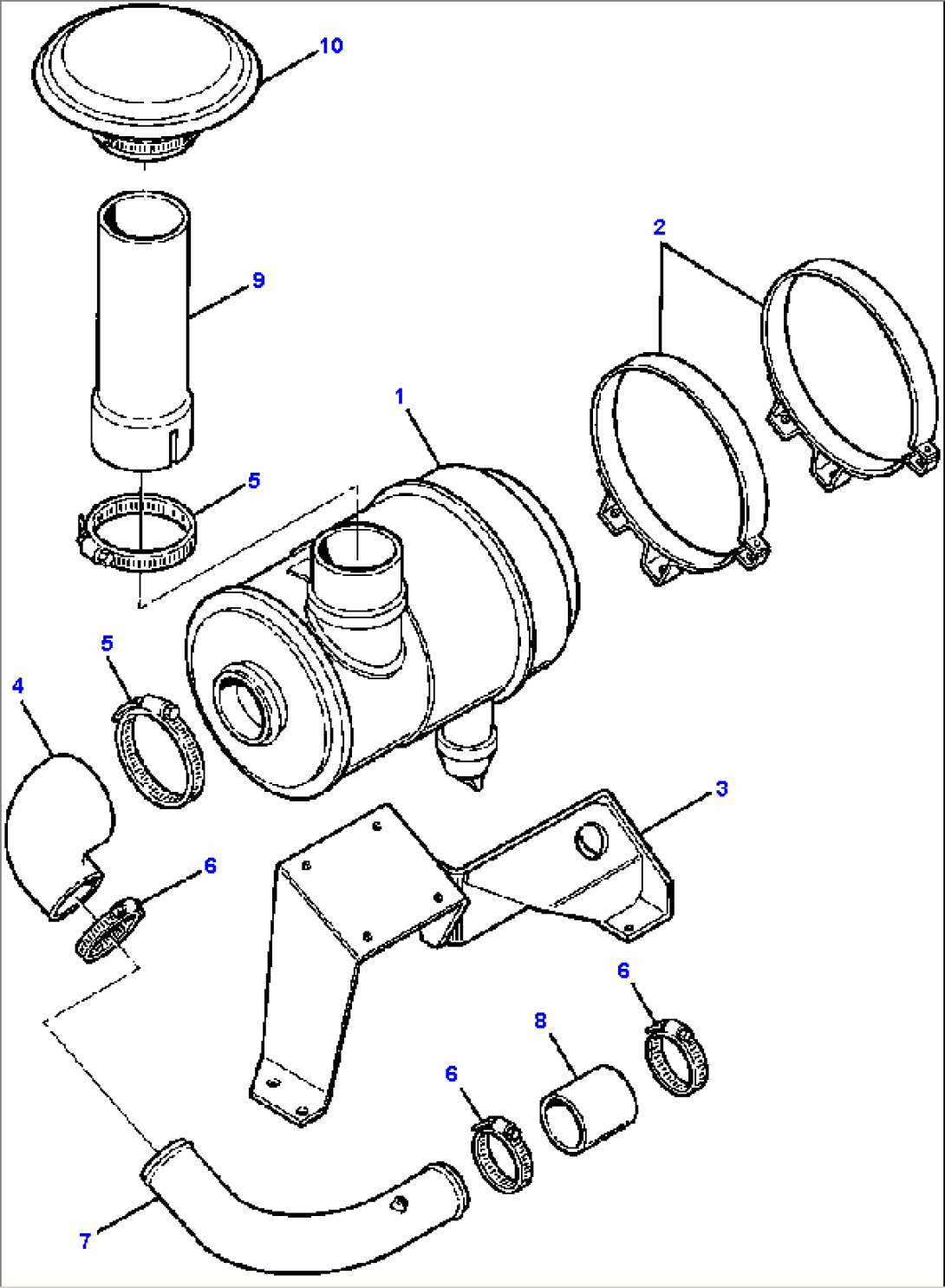 AIR CLEANER AND CONNECTIONS