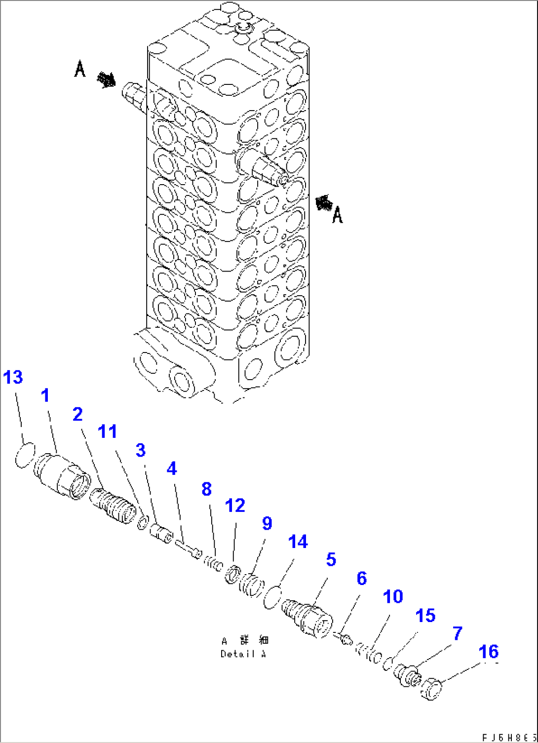 MAIN VALVE (8-VALVE) (11/13)