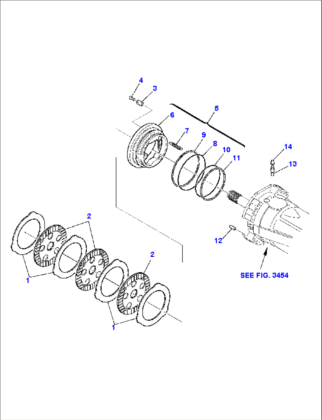FRONT AXLE (2WS) (5/6)