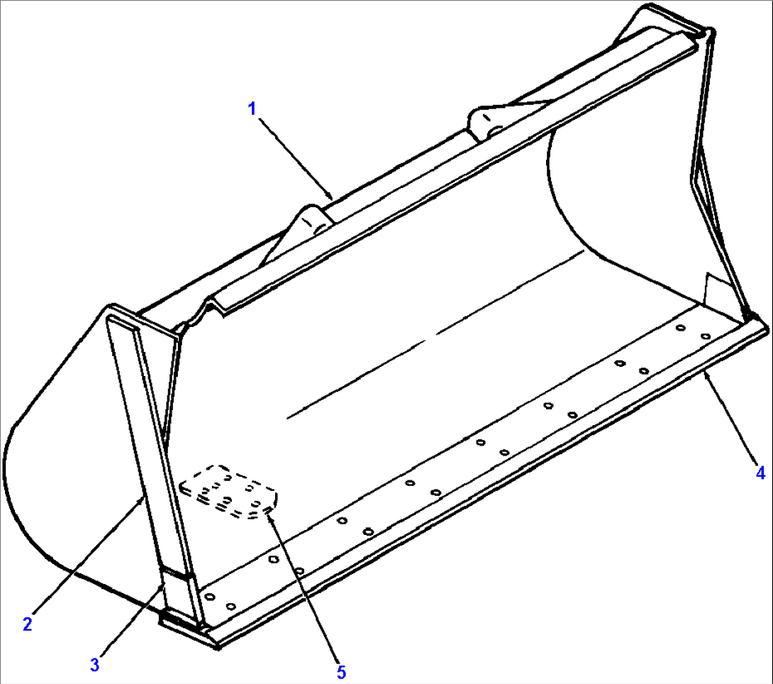 TOOL CARRIER BUCKET 2.75 CUBIC YARD