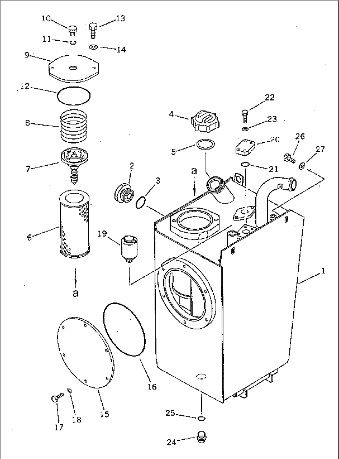 HYDRAULIC TANK(#10001-19999)