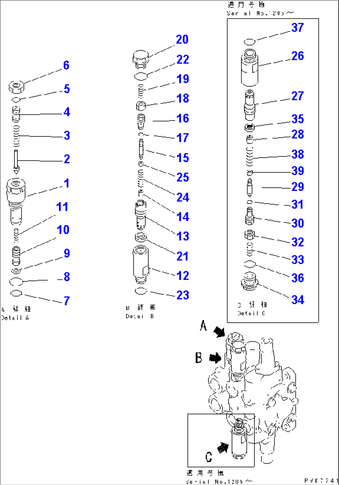 CONTROL VALVE (2-SPOOL) (2/2)