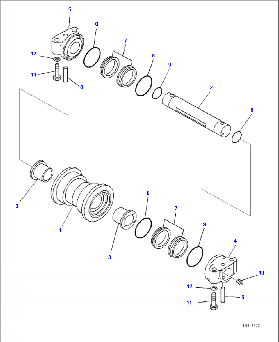 R0200-001001 TRACK ROLLER