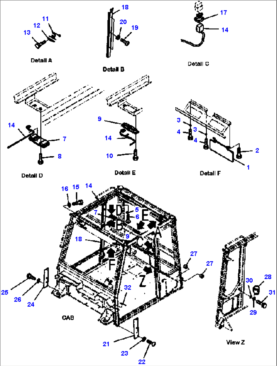 K0200-11B0 CAB ACCESSORY