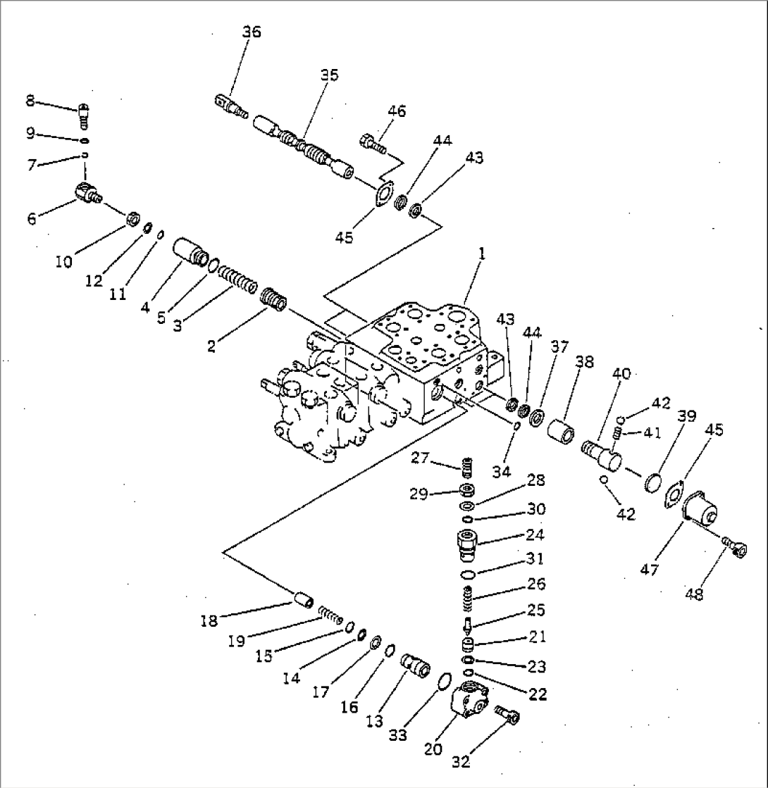 HYDRAULIC CONTROL VALVE (3/4)