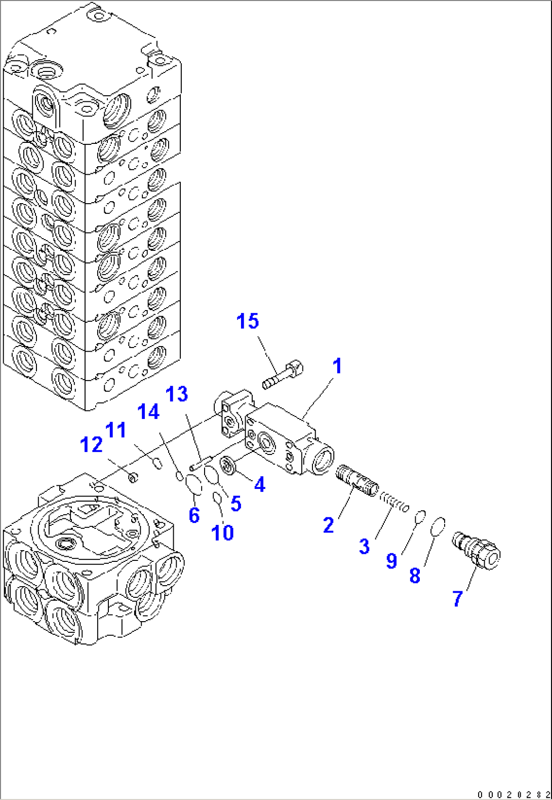 MAIN VALVE (9-VALVE) (11/16)