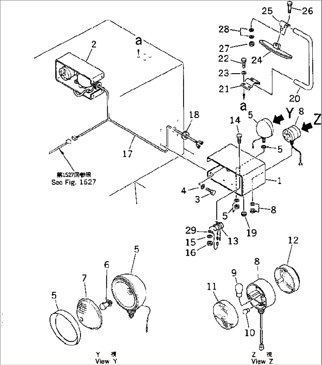 ELECTRICAL SYSTEM (REAR) (EXCEPT JAPAN)