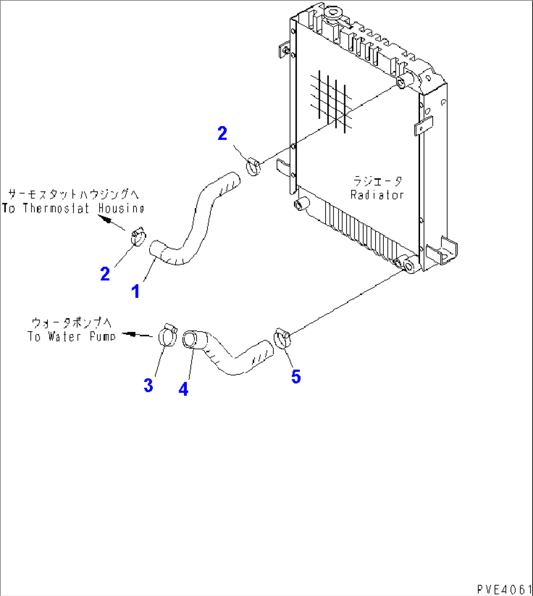 COOLING PIPING (FOR RADIATOR)(#10001-11500)