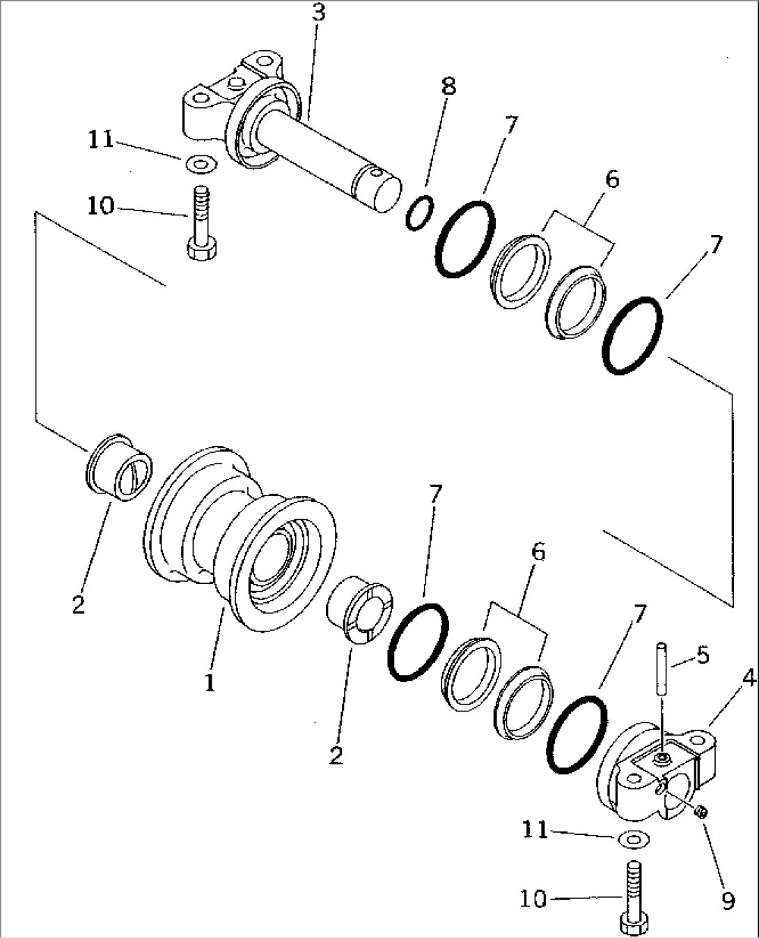 TRACK ROLLER(#45001-52373)
