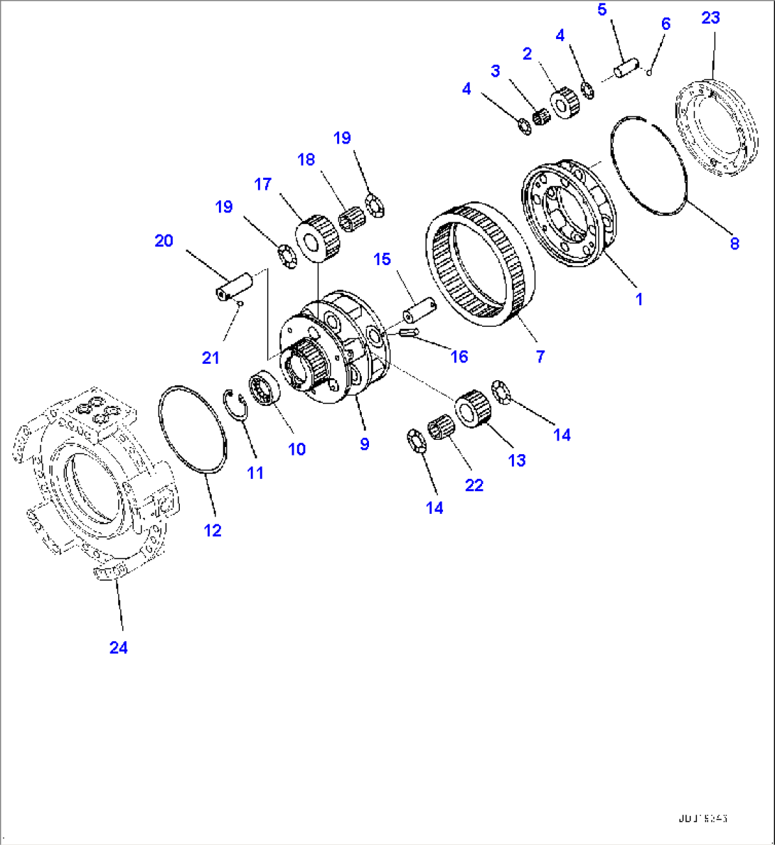 Power Train, Transmission Carrier (2/2) (#20003-)