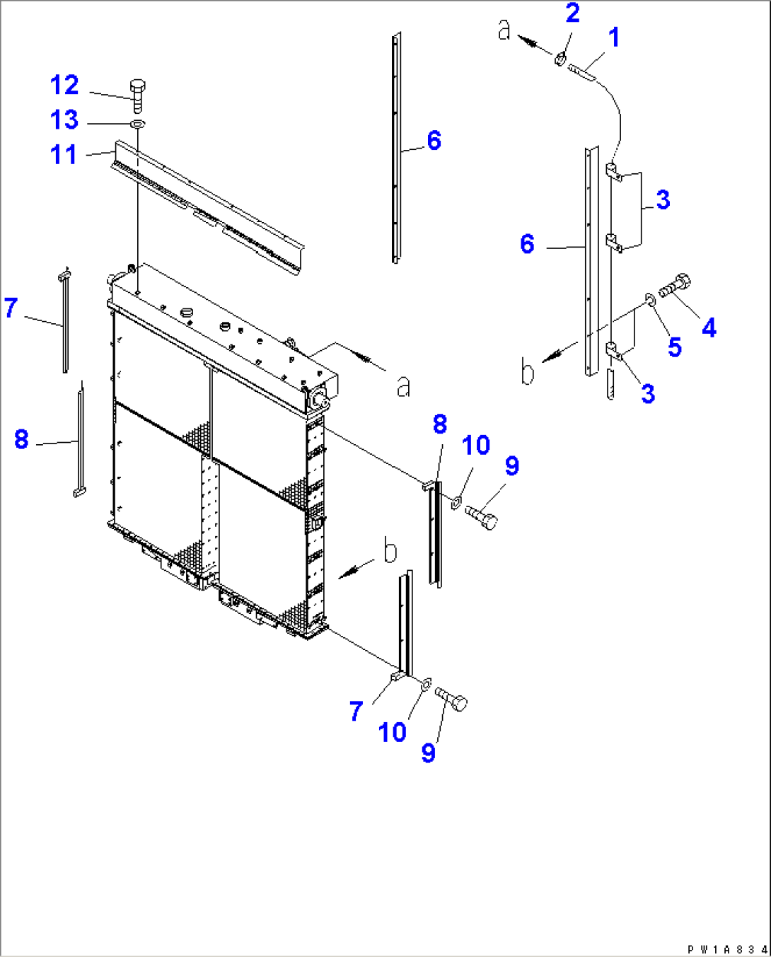 RADIATOR BAFFLE PLATE(#10043-)