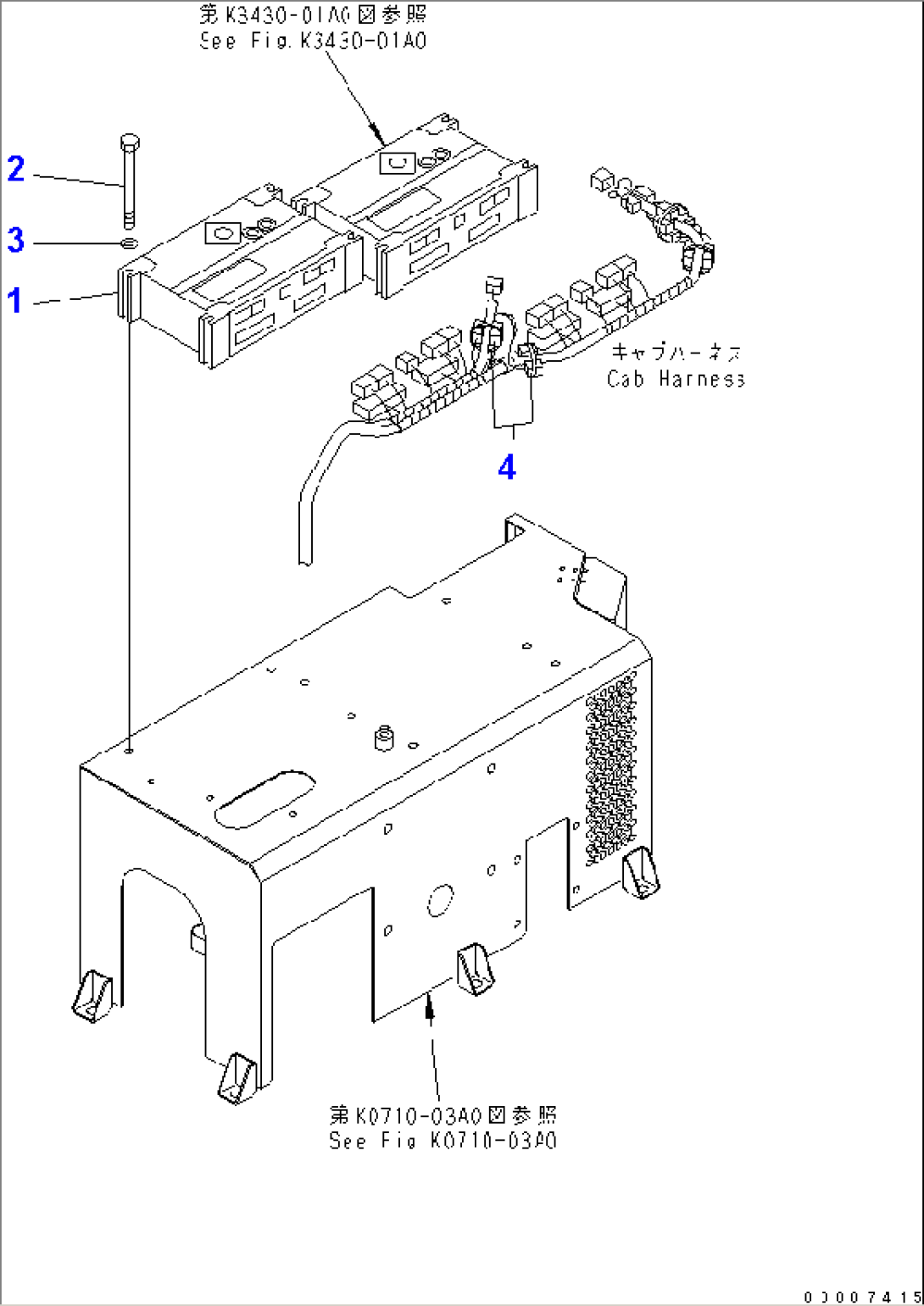 CAB ELECTRICAL (TRANSMISSION CONTROLLER AND BRAKE CONTROLLER)