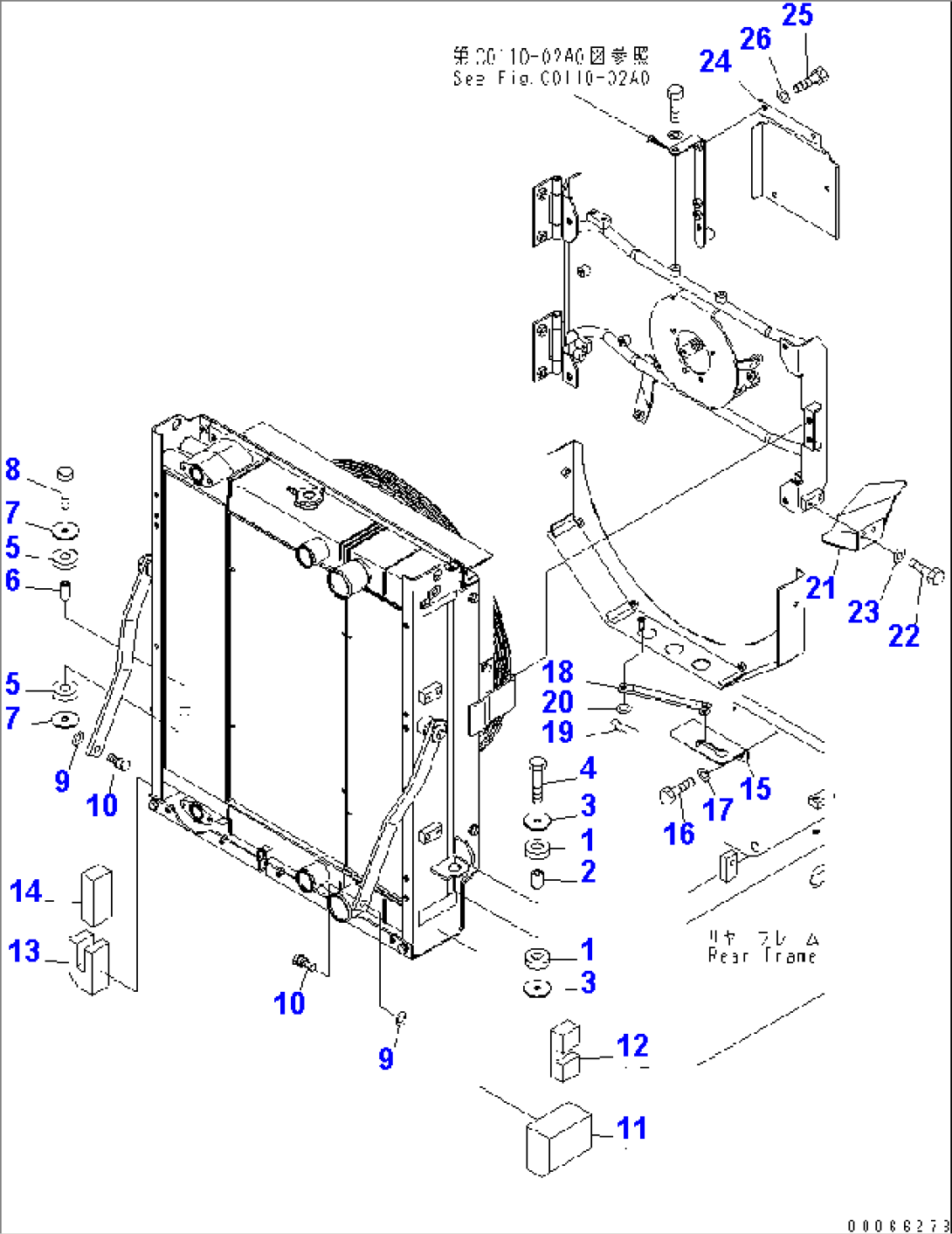 RADIATOR (MOUNTING PARTS AND COVER)