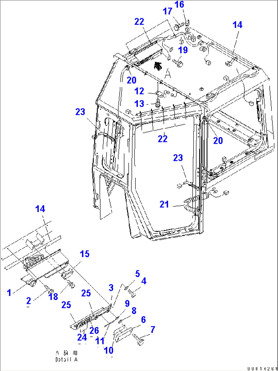 CAB (PANEL SWITCH)(#30001-)