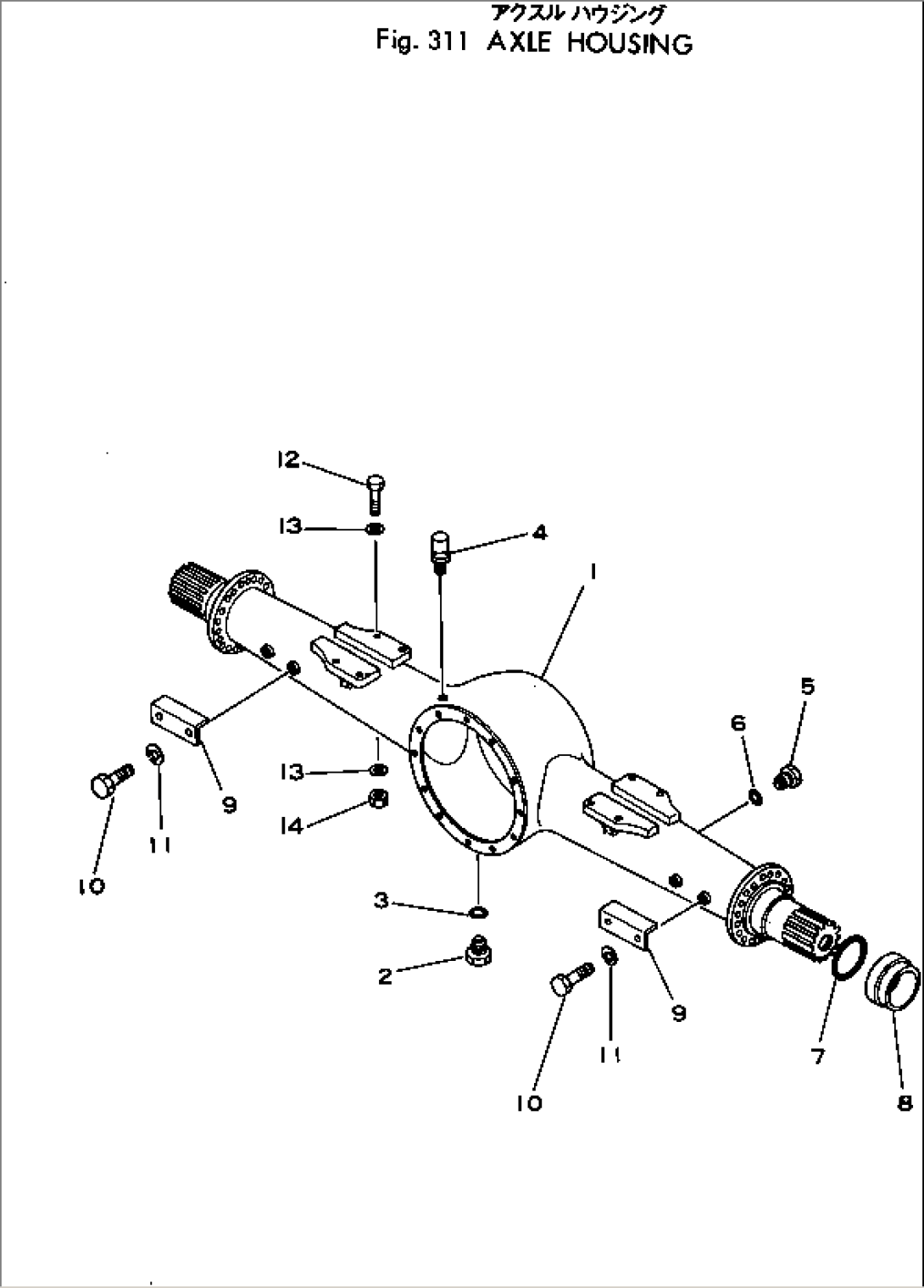 AXLE HOUSING(#10001-)