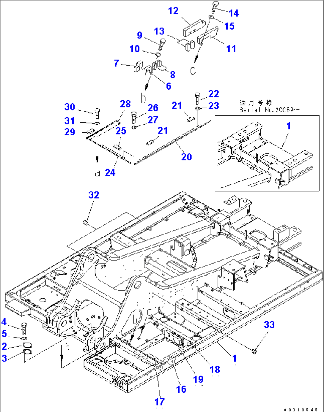 REVOLVING FRAME (FOR COUNTERWEIGHT REMOVER)(#20032-)