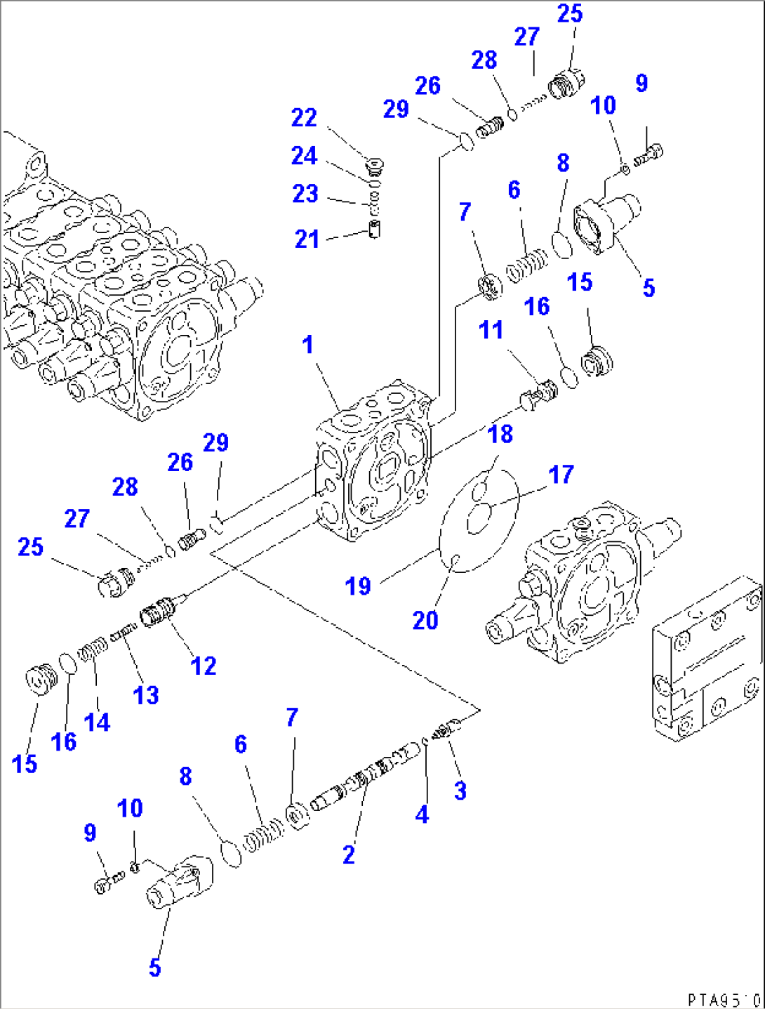 MAIN VALVE (8-VALVE) (6/8)(#45001-52373)