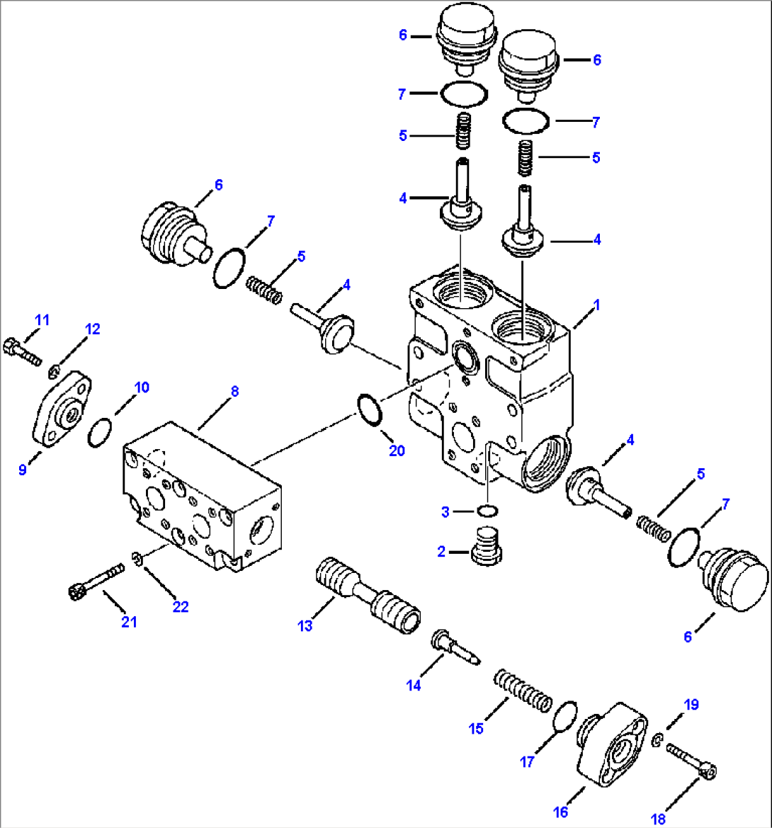 FIG. H4420-02A0 GROUND DRIVEN STEERING - DIVERTER VALVE