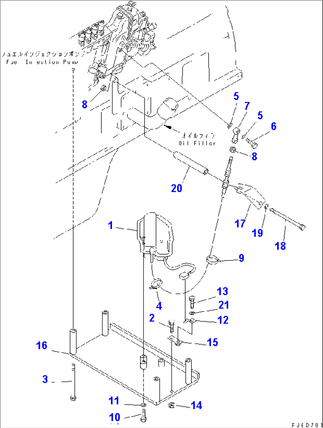 ENGINE STOP MOTOR