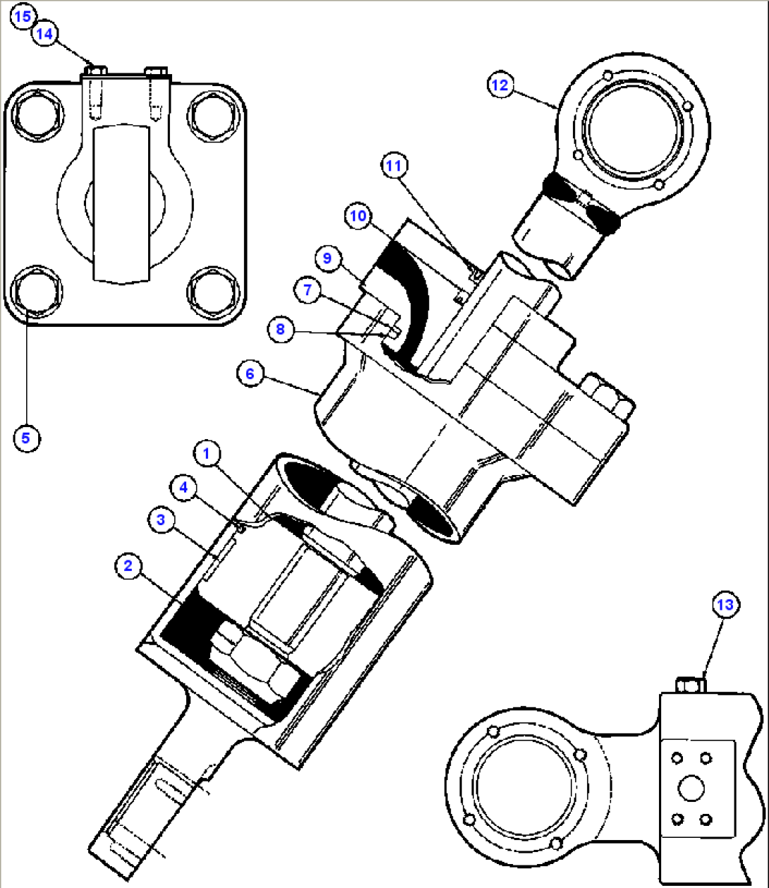 STEERING CYLINDER ASSEMBLY (FB3123)