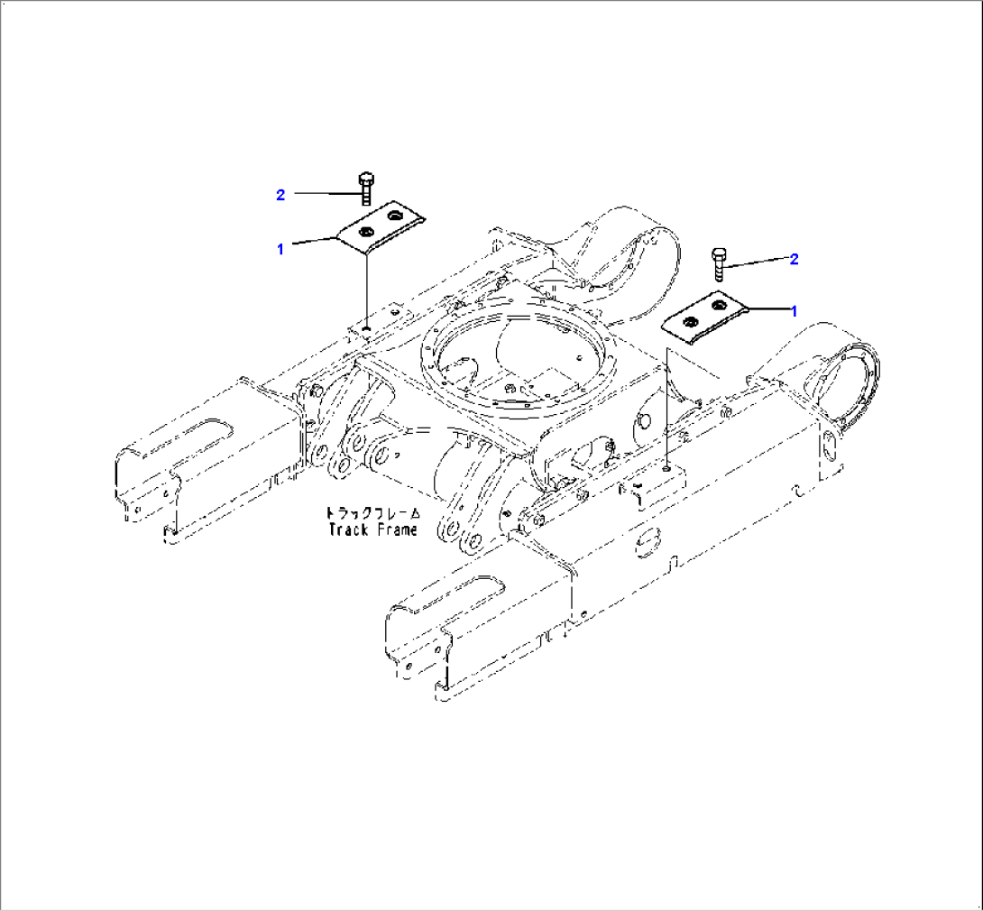 Track Frame, Carrier Plate (#20001-)