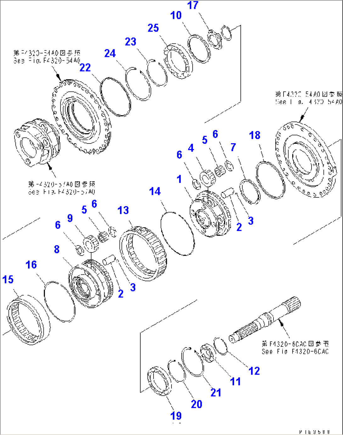TRANSMISSION (REVERSE AND FORWARD CARRIER)
