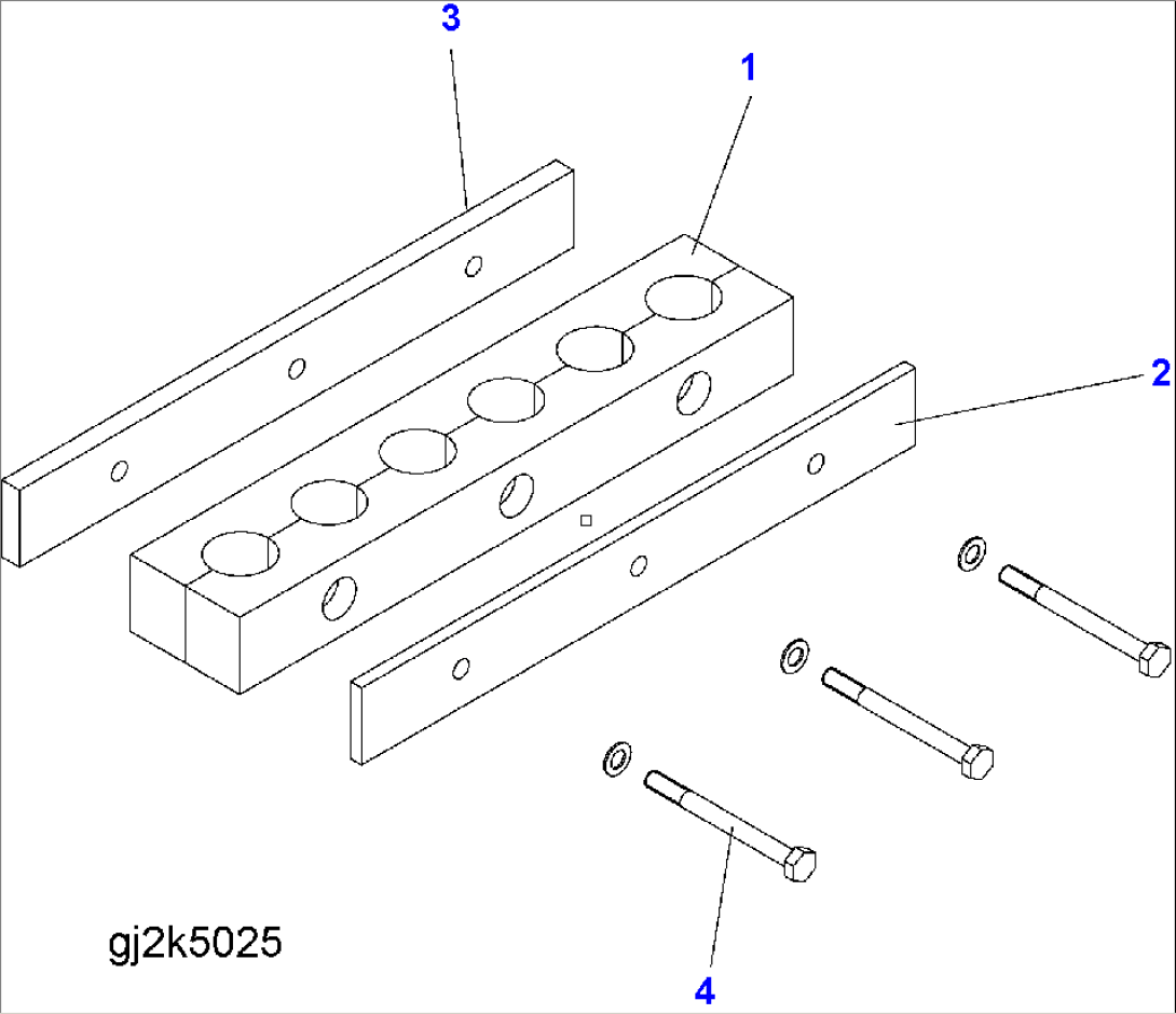 PIPING CLAMP (6 LINES)