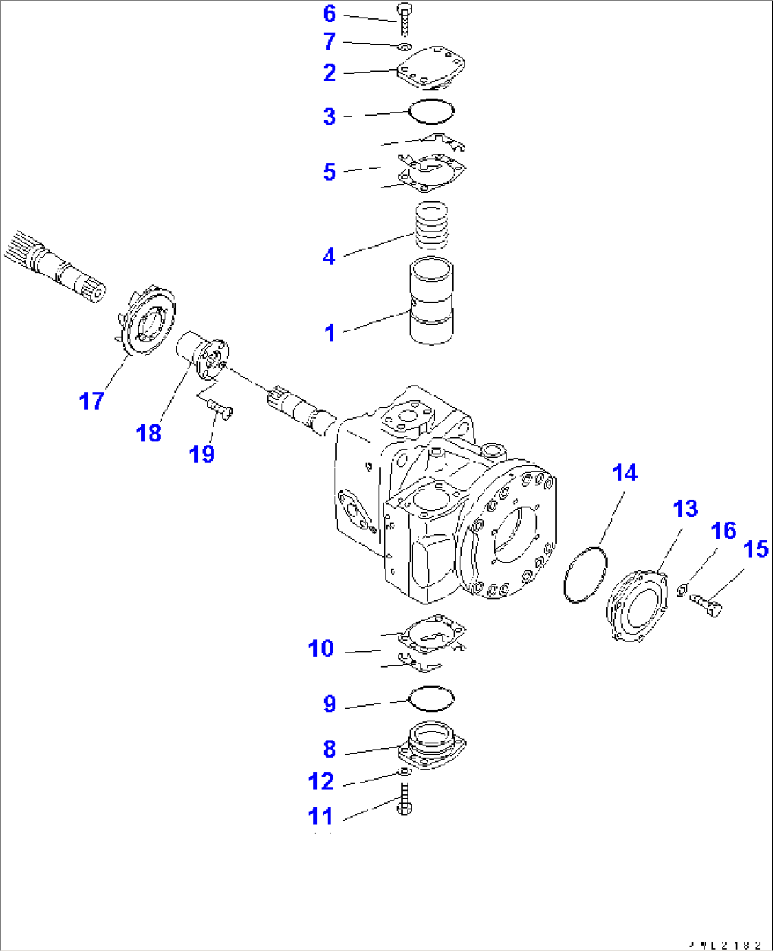MAIN PUMP (10/18) (NO.1 PUMP)(#10239-10999)