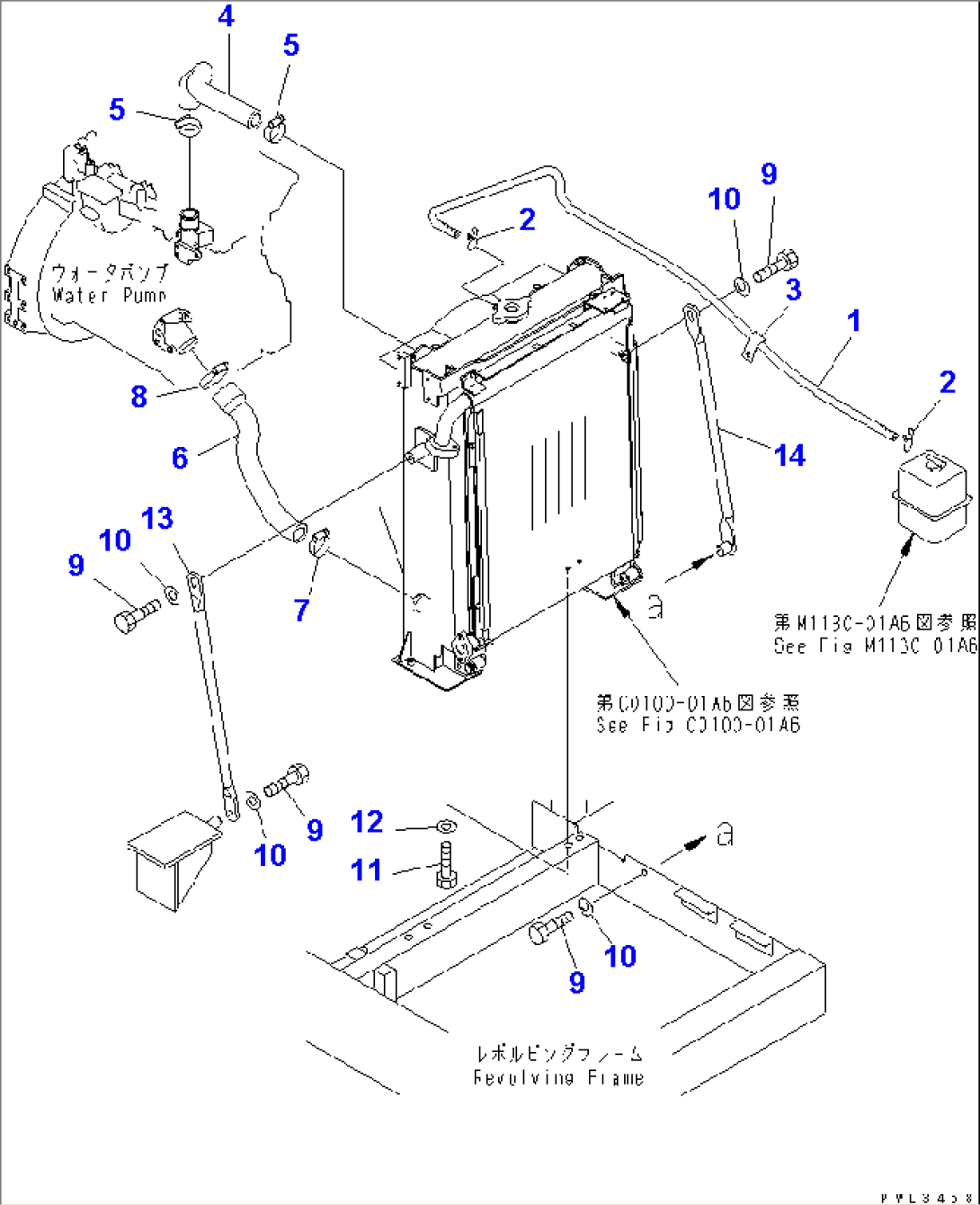 COOLING (PIPING AND MOUNTING) (DUST PROOF SPEC.)(#46859-)