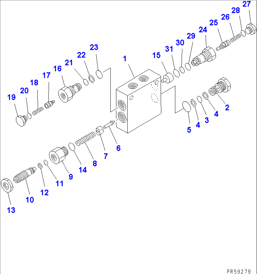 PILOT CHECK VALVE (FOR RIPPER)