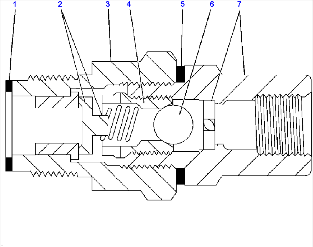 J4710-15A4 AUTO GREASE CHECK VALVE ASSEMBLY