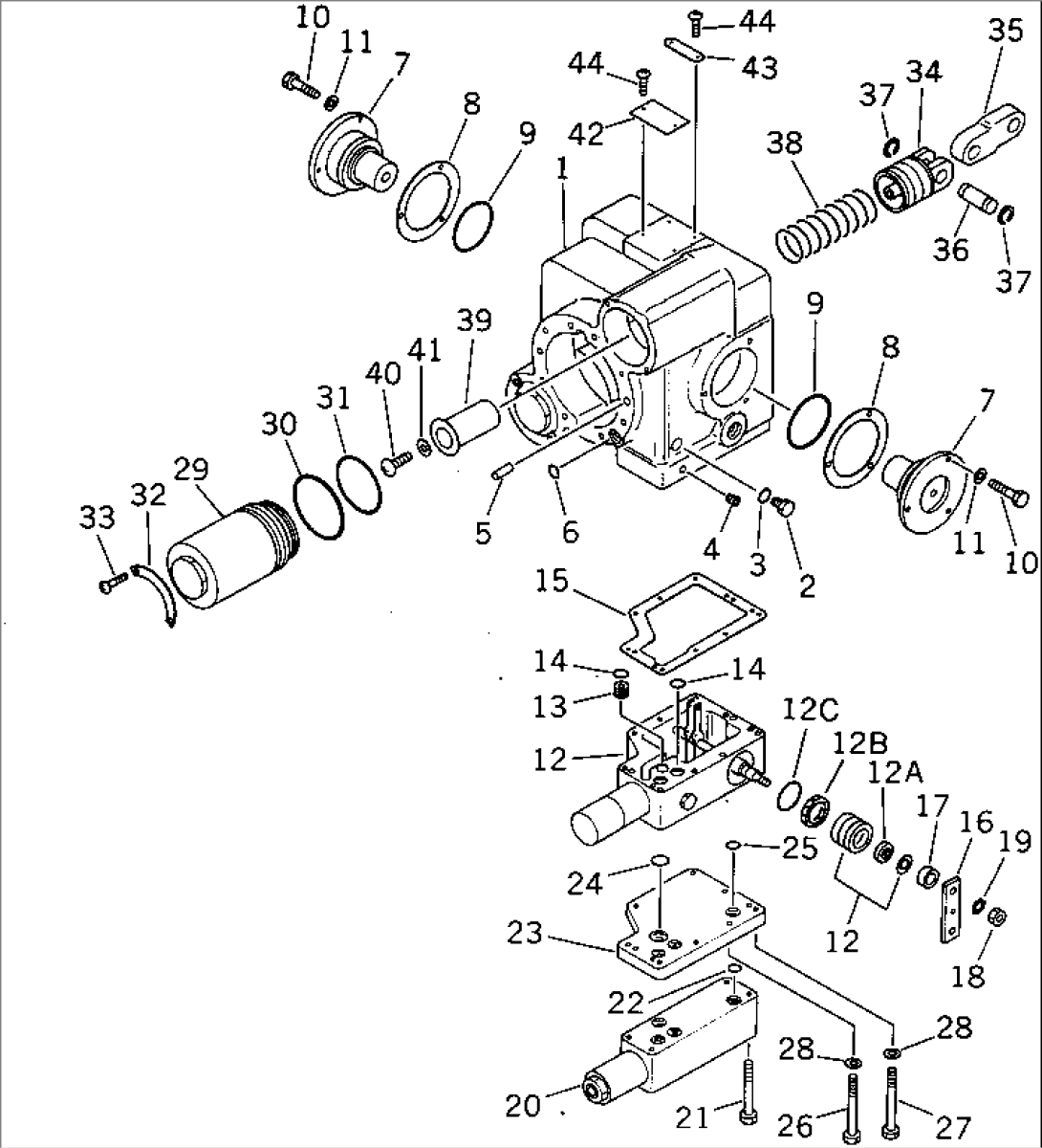 HYDRAULIC PUMP (FOR VIBRATION) (1/2)