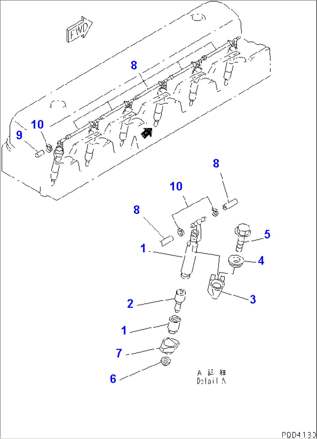 INJECTION NOZZLE (FOR REGULATION OF EPA)(#33518-)
