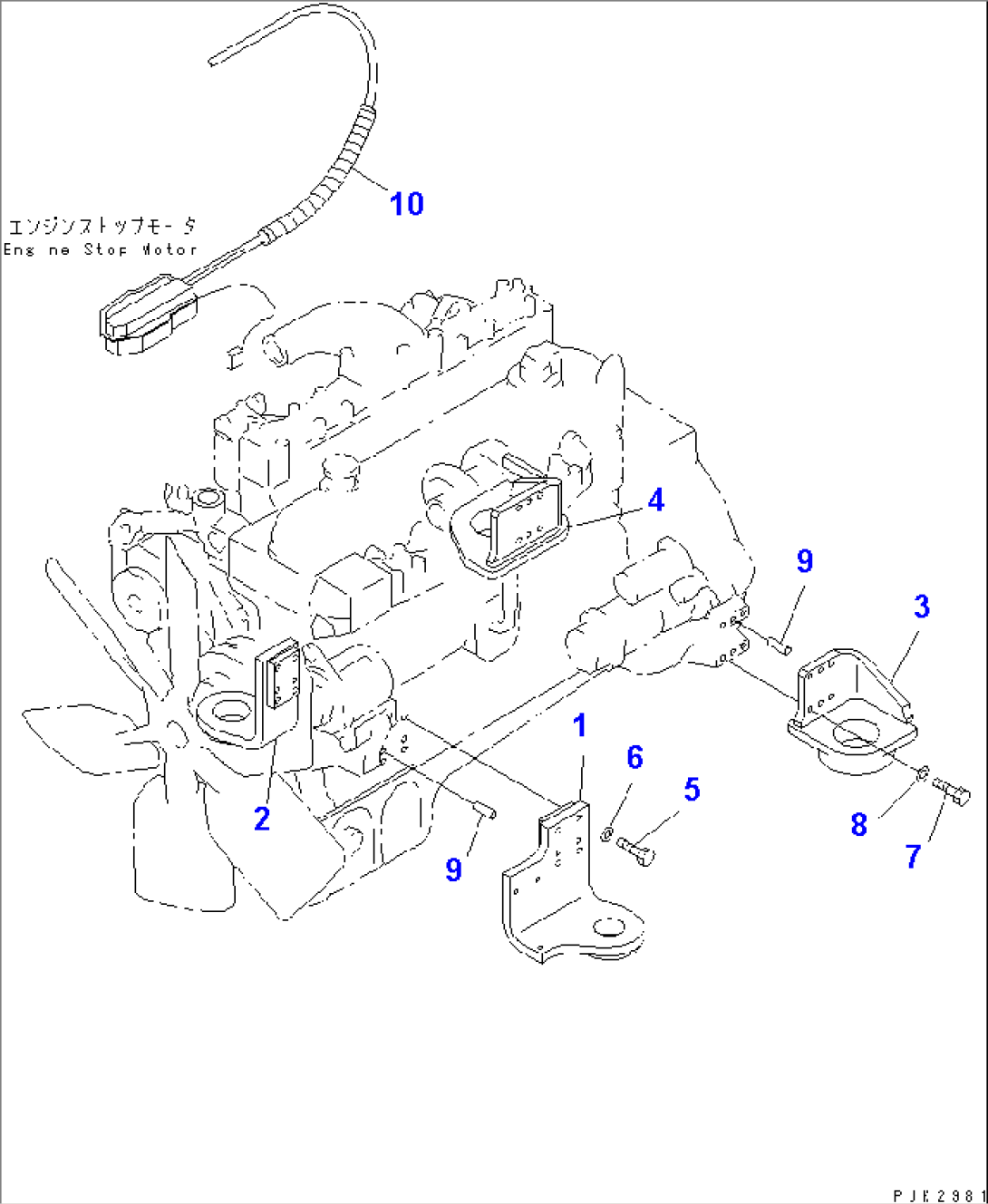 ENGINE MOUNT (BRACKET)