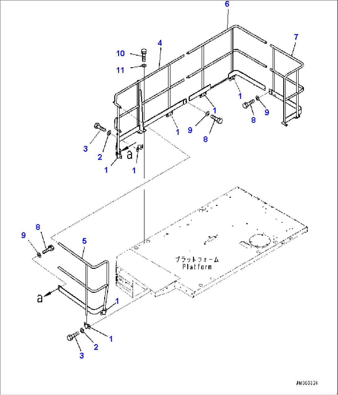 Platform R.H., Guard (#80138-80228)