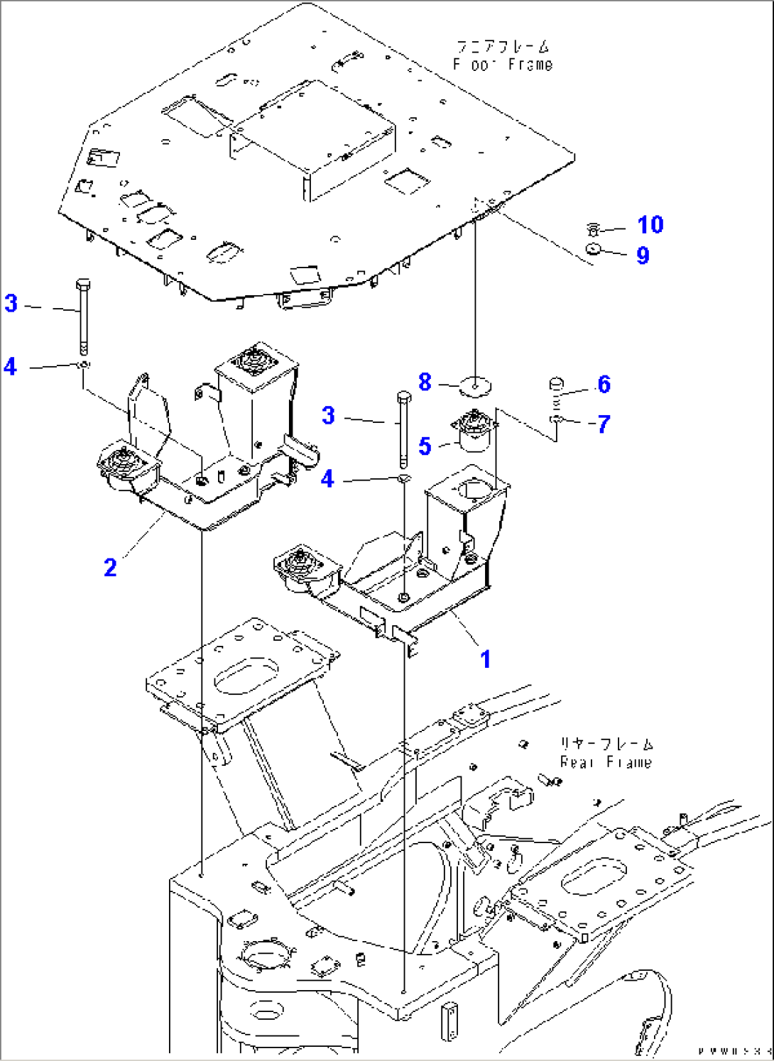 SUPPORT (WITH AUTO GREASE)(#50001-51074)